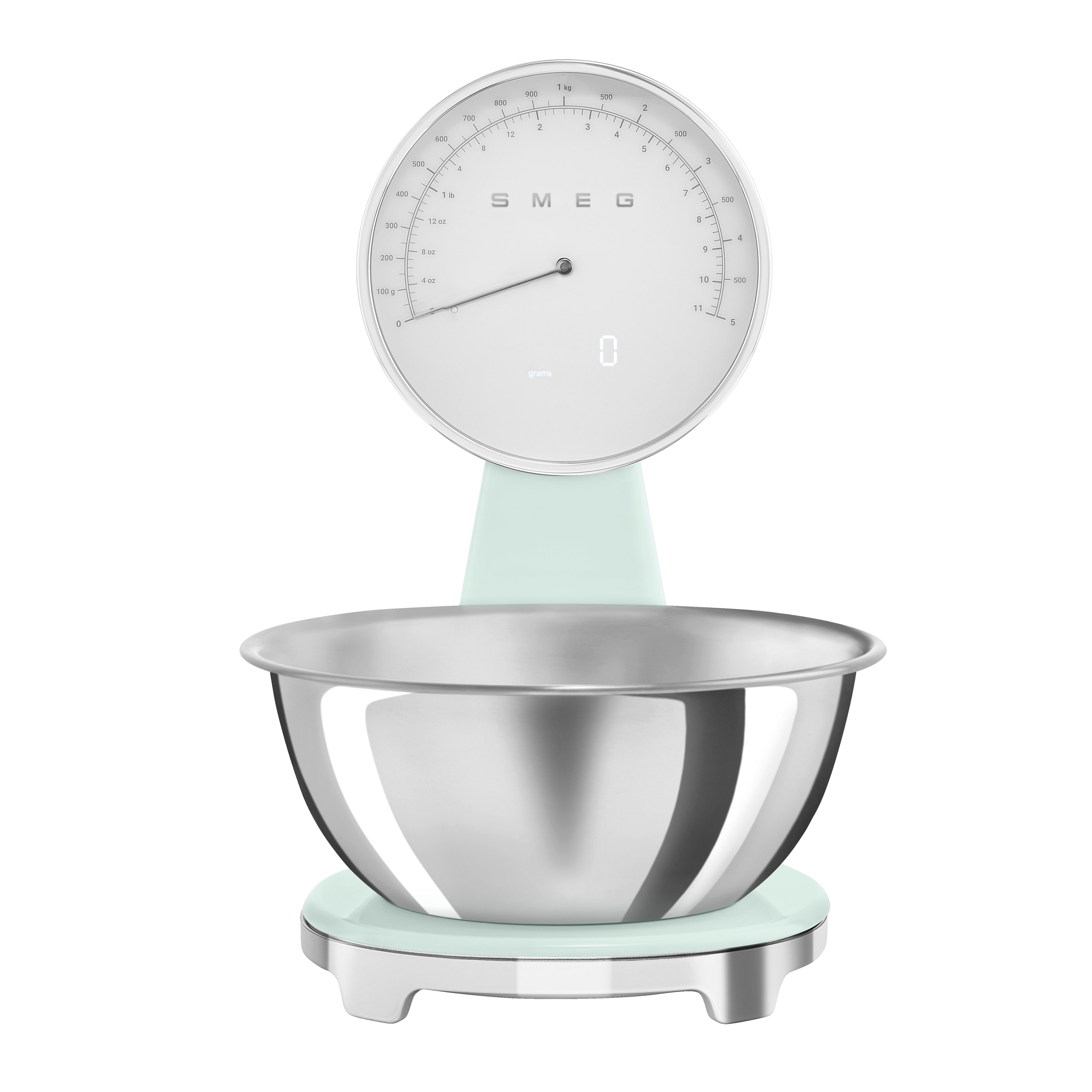 SMEG Digital & Analog Kitchen Scale (Pastel Green)