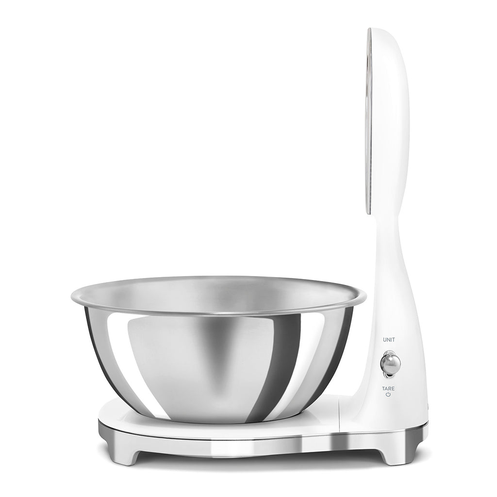 SMEG Digital & Analog Kitchen Scale (White)