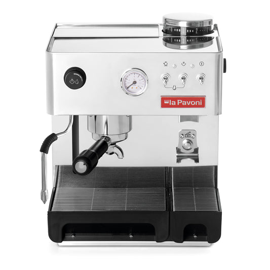 La Pavoni Domus Bar Combi Espresso Machine - Stainless Steel