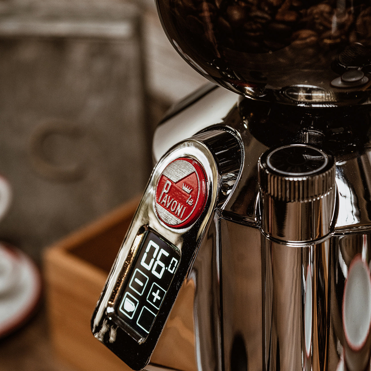 La Pavoni Cilindro Coffee Grinder Stainless Steel - LPGGRI01US