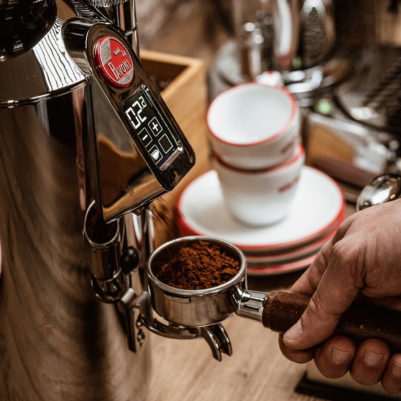 La Pavoni Cilindro Coffee Grinder Stainless Steel - LPGGRI01US