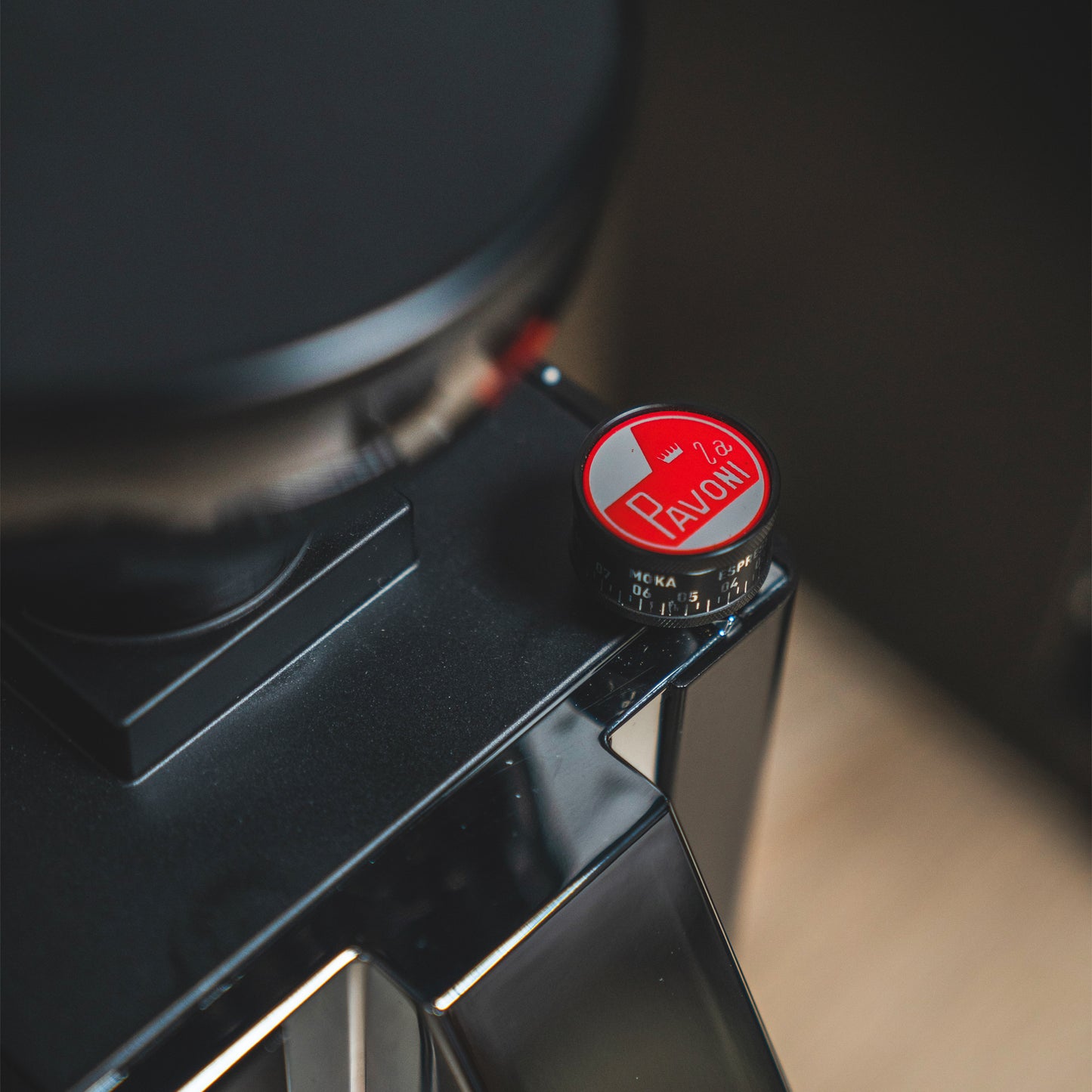 La Pavoni Kube Mill Flat Burr Grinder Black - LPGKBN02US