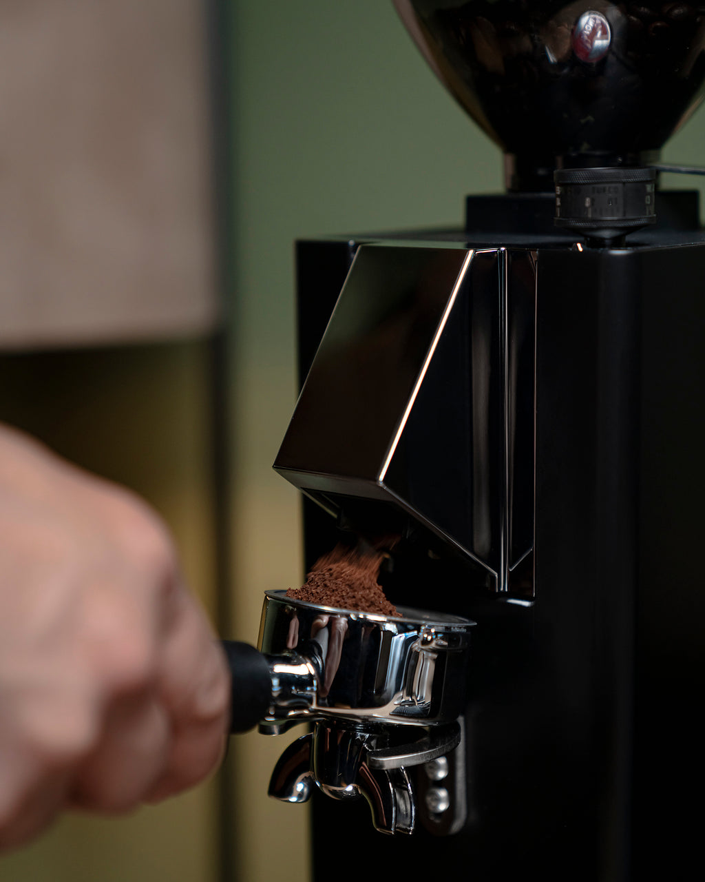 La Pavoni Kube Mill Coffee Grinder (Matte Black)