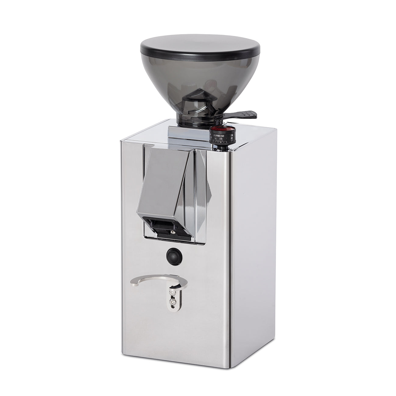 La Pavoni Kube Mill Flat Burr Grinder Stainless Steel - LPGKBS02US