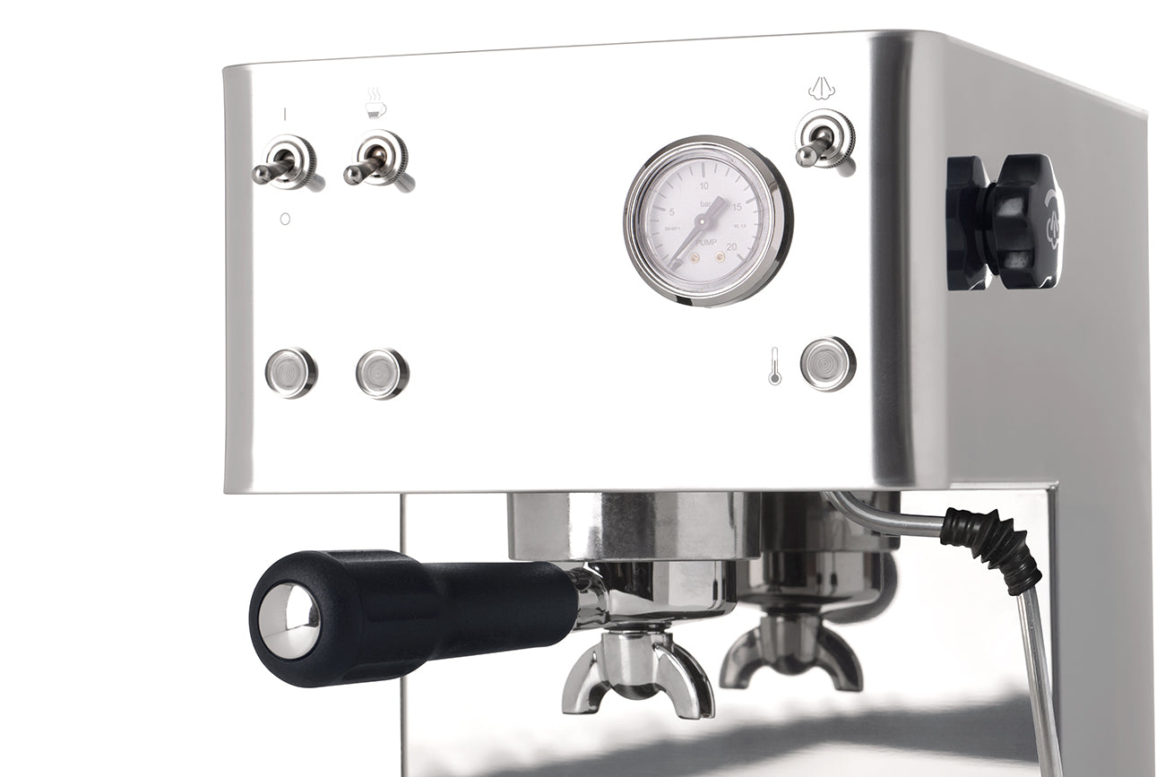 La Pavoni Casa Bar Steel Manual Espresso Machine Stainless Steel - LPMCBS01US