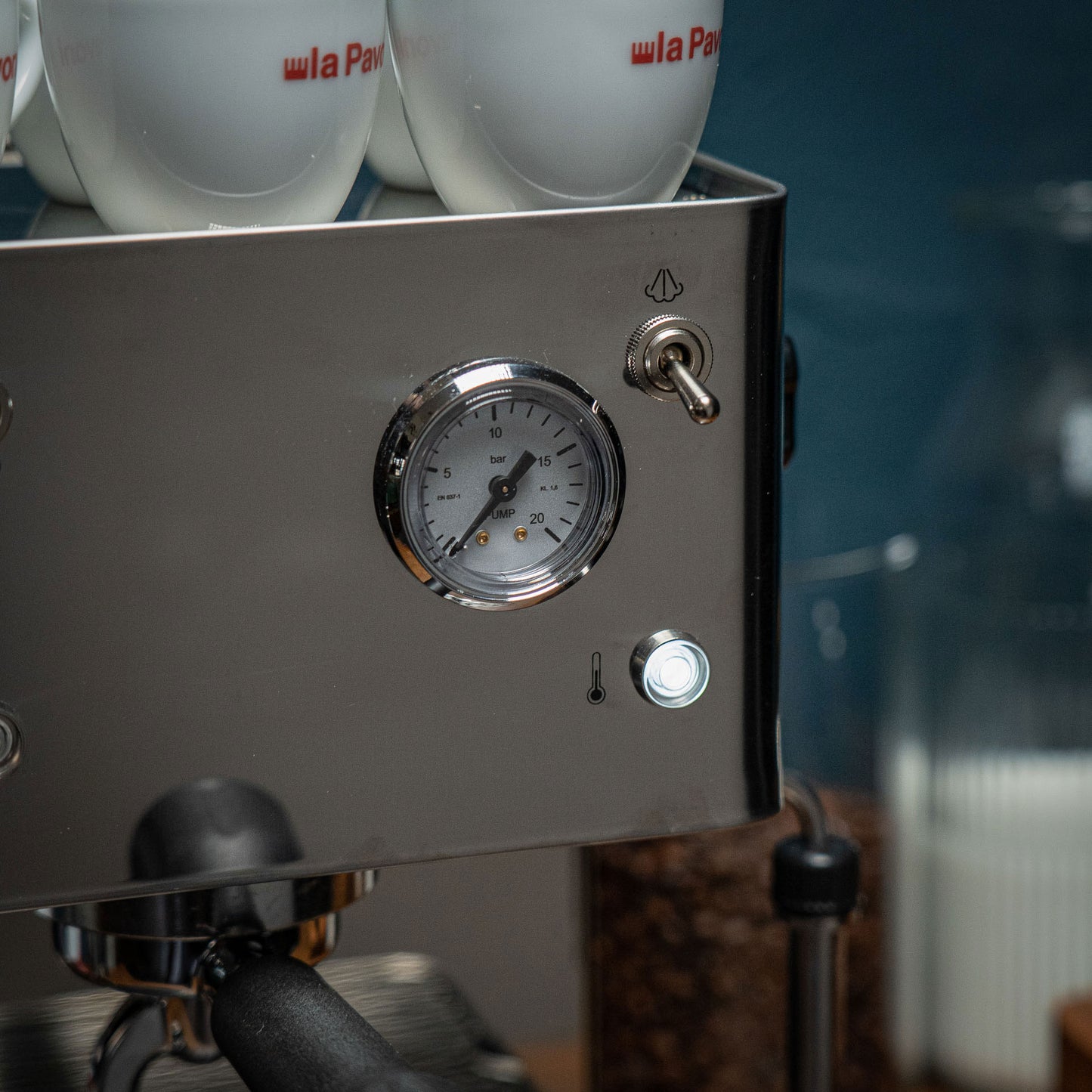 La Pavoni Casa Bar Steel Manual Espresso Machine Stainless Steel - LPMCBS01US