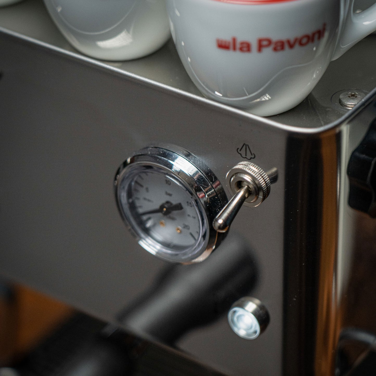 La Pavoni Casa Bar Steel Manual Espresso Machine Stainless Steel - LPMCBS01US