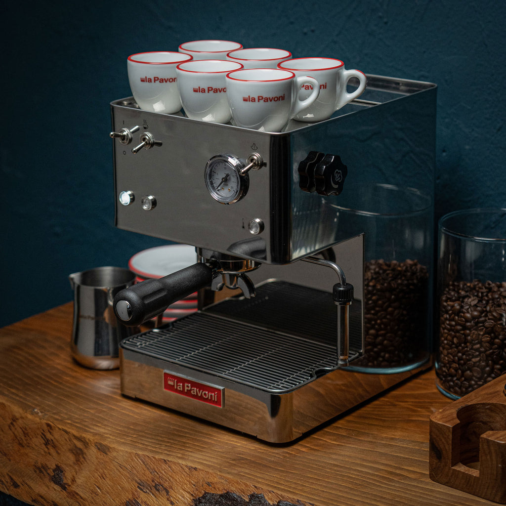 La Pavoni Casa Bar Manual Espresso Machine (Stainless Steel)