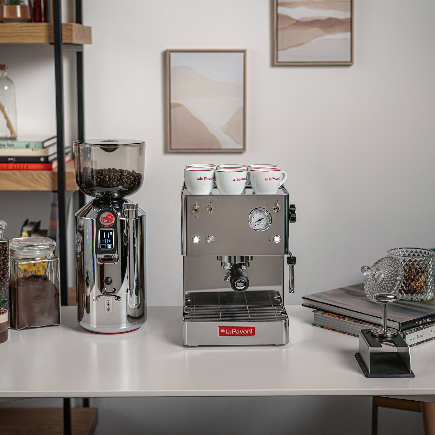 La Pavoni Casa Bar Steel Manual Espresso Machine Stainless Steel - LPMCBS01US