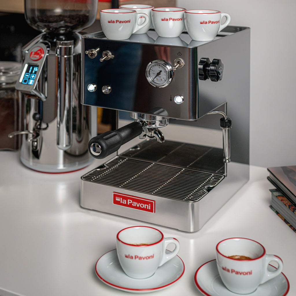 La Pavoni Casa Bar Manual Espresso Machine (Stainless Steel)
