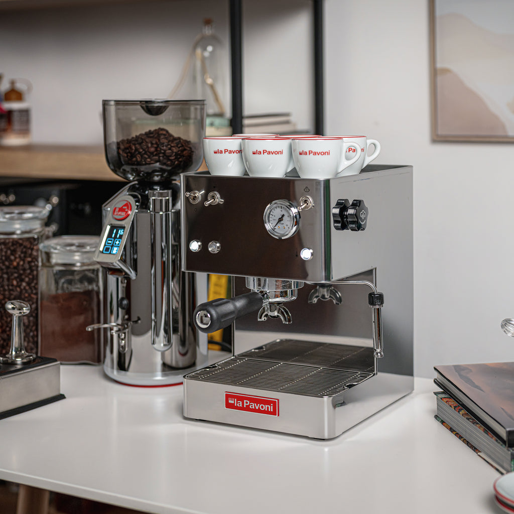 La Pavoni Casa Bar Manual Espresso Machine (Stainless Steel)