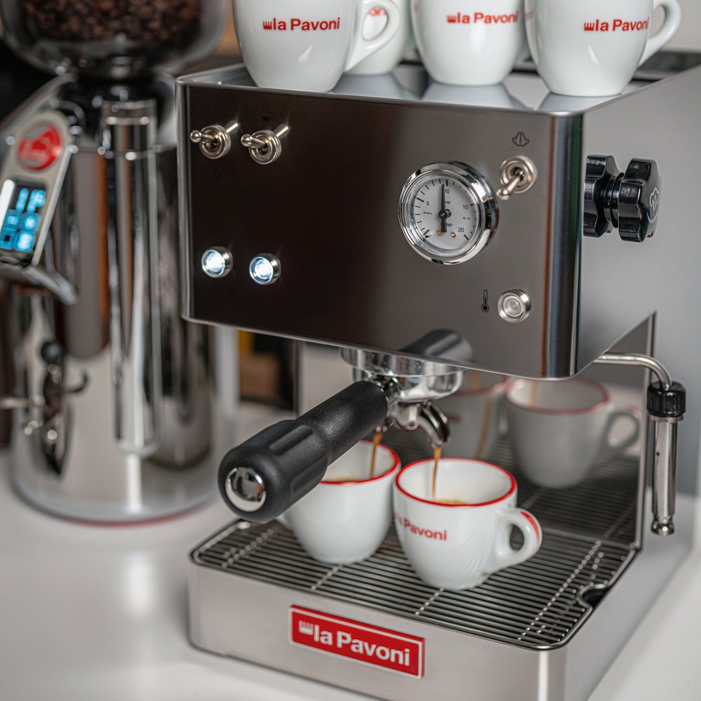 La Pavoni Casa Bar Steel Manual Espresso Machine Stainless Steel - LPMCBS01US