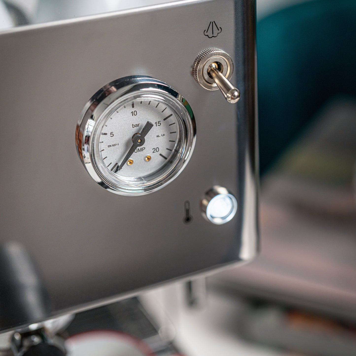 La Pavoni Casa Bar Steel Manual Espresso Machine Stainless Steel - LPMCBS01US