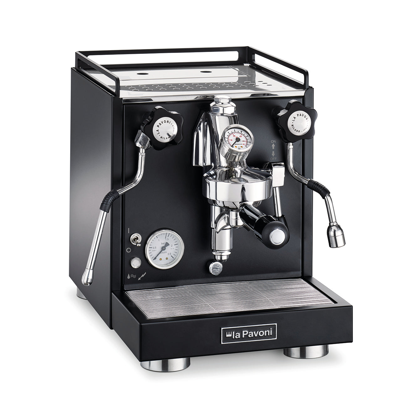 La Pavoni Cellini Classic Espresso Machine Classic Black - LPSCCB11US