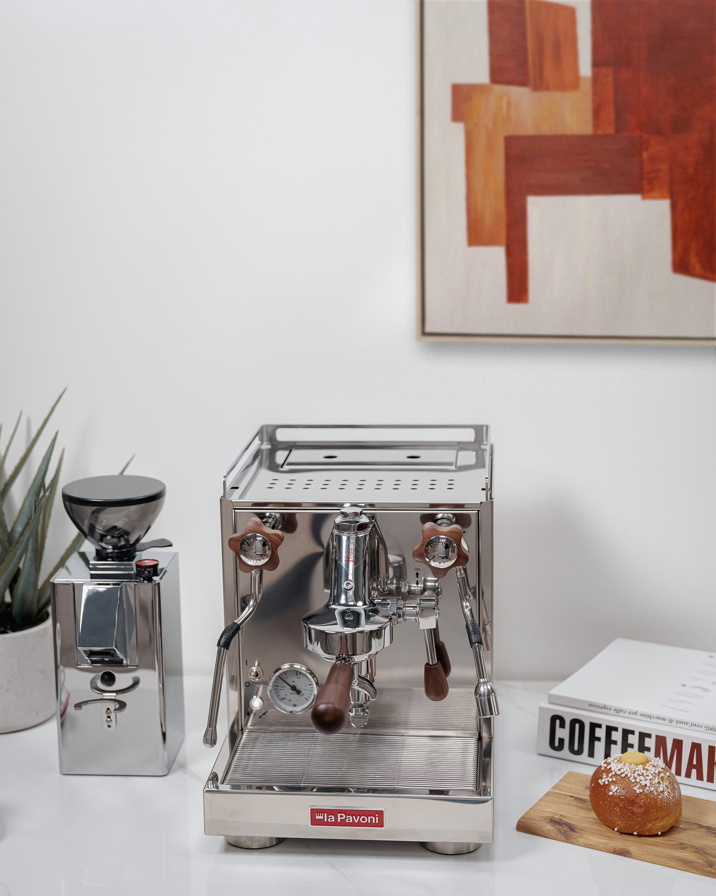 La Pavoni Cellini Classic Espresso Machine Stainless Steel - LPSCCS11US