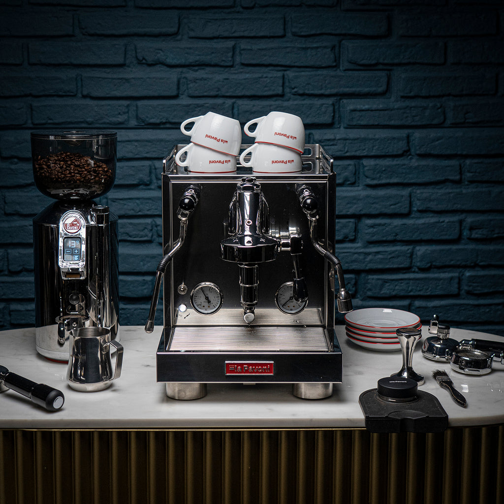 La Pavoni Cellini Evolution Semi-Pro Espresso Machine (Stainless Steel)