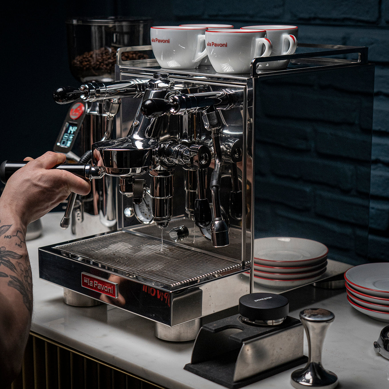 La Pavoni Cellini Evolution Semi-Pro Espresso Machine (Stainless Steel)