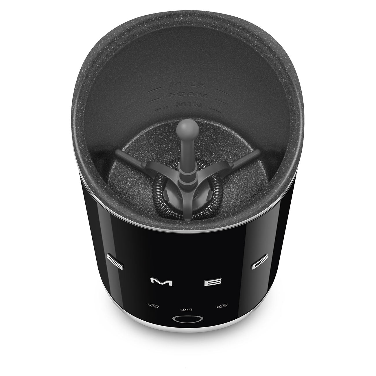SMEG Portable Milk Frother (Black)