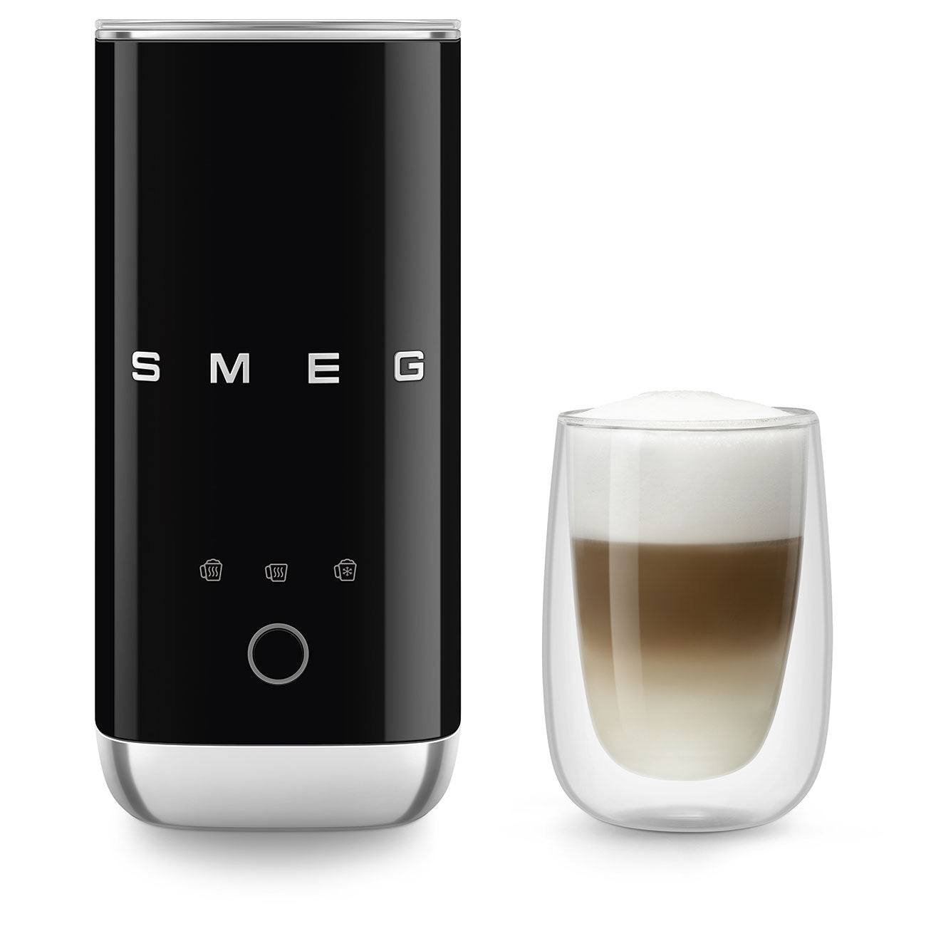 SMEG Portable Milk Frother (Black)