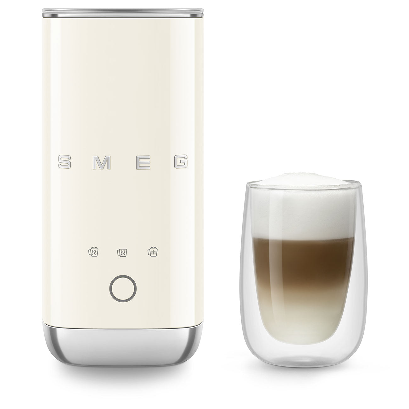 SMEG Portable Milk Frother (Cream)