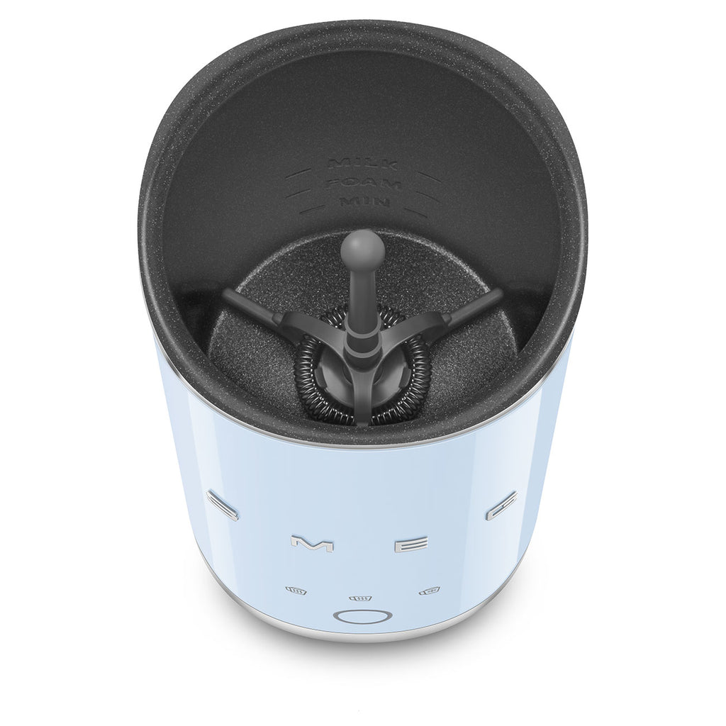 SMEG Portable Milk Frother (Pastel Blue)