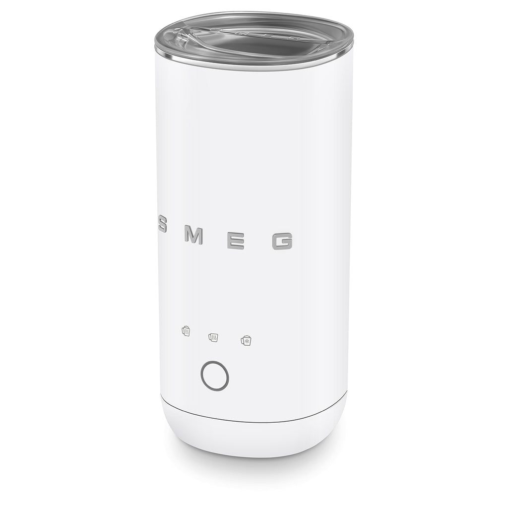 SMEG Portable Milk Frother (White Matte)