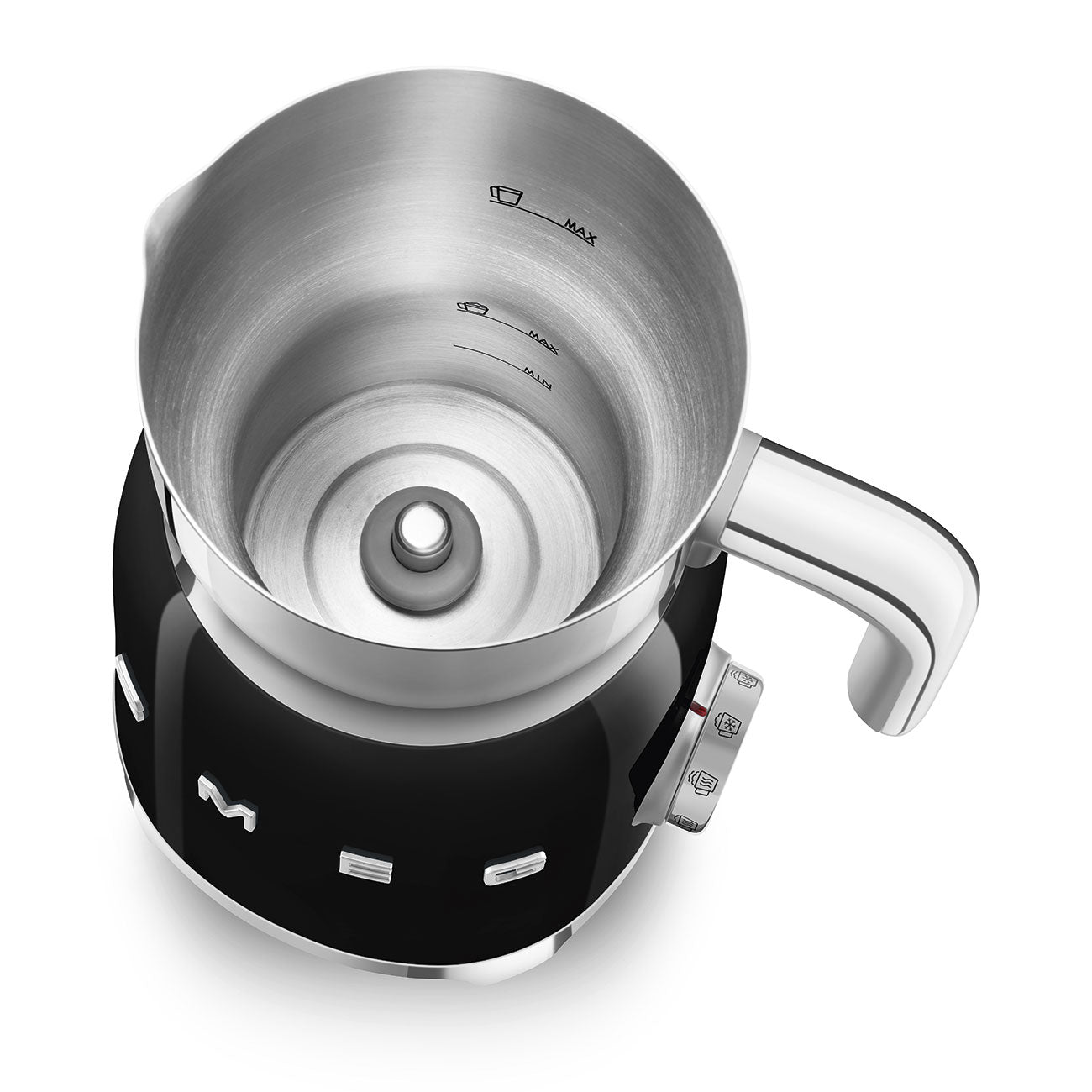 SMEG Milk Frother with 2 Discs (Black)
