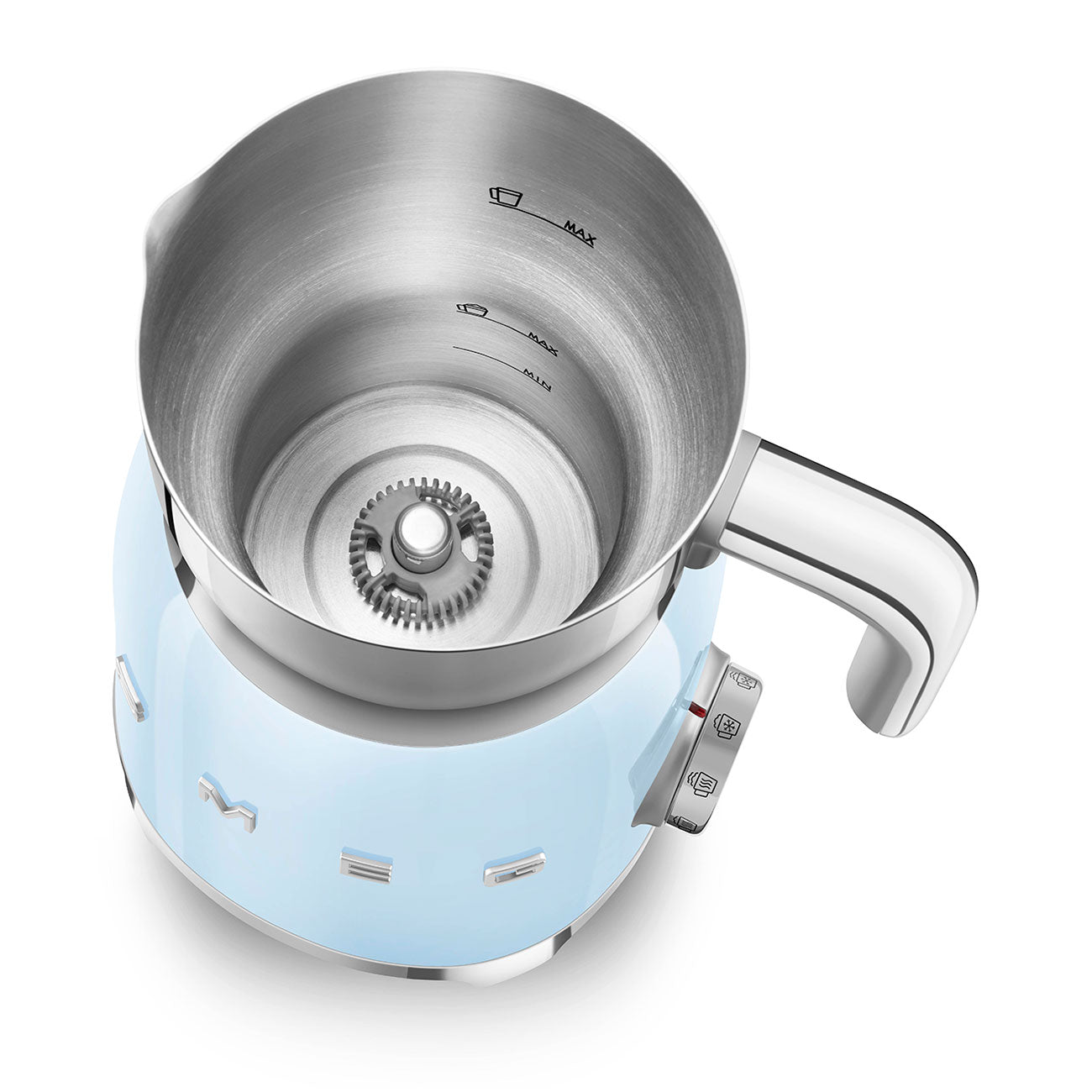 SMEG Milk Frother with 2 Discs (Pastel Blue)