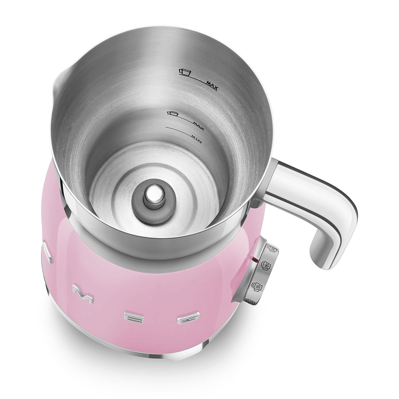 SMEG Milk Frother with 2 Discs (Pink)
