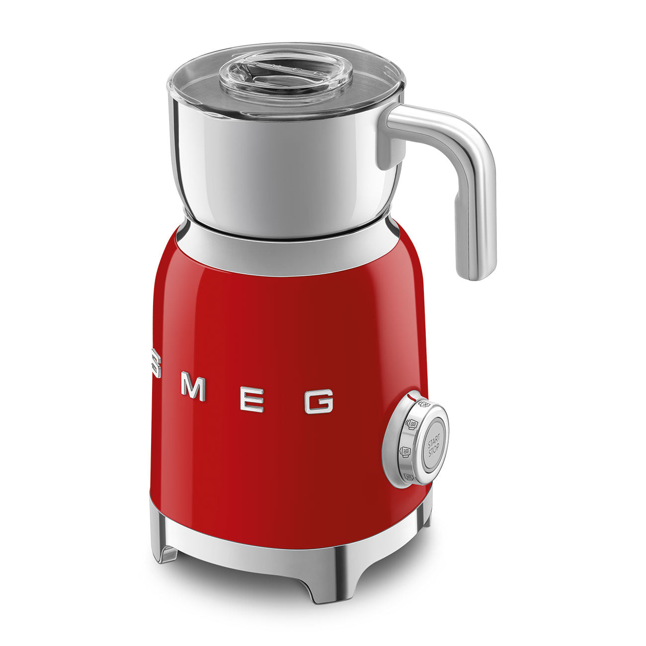 SMEG Milk Frother with 2 Discs (Red)