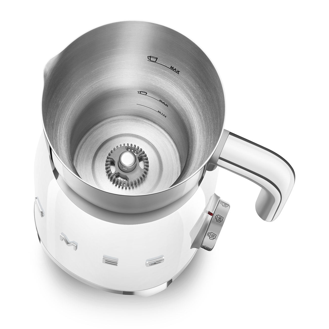 SMEG Milk Frother with 2 Discs (White)