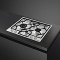 SMEG Classic 24" Gas Cooktop with Knobs (Stainless Steel)