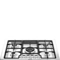 SMEG Classic 30" Gas Cooktop with Knobs (Stainless Steel)