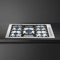 SMEG Classic 36" Gas Cooktop with Knobs (Stainless Steel)