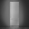 SMEG 30" Built In Fridge with Convertible Freezer Right Hinge (Stainless Steel)