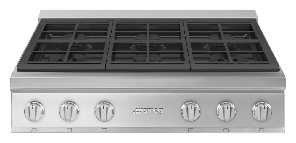 SMEG Portofino 36" Gas Cooktop (Stainless Steel)