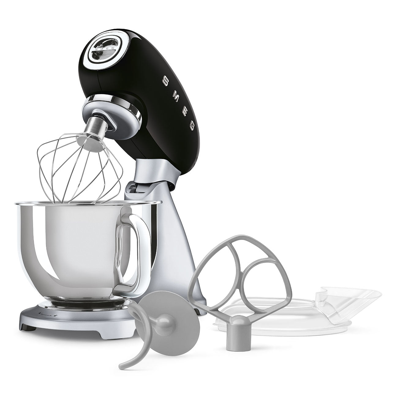 SMEG Stand Mixer 4.8L with Stainless Steel (Black)