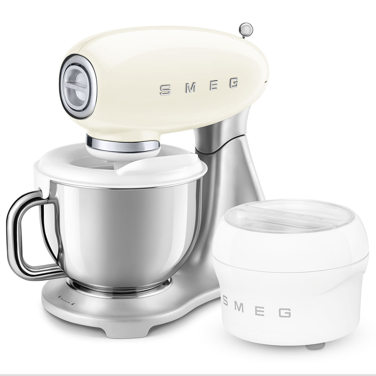 SMEG Stand Mixer 4.8L with Stainless Steel (Cream)
