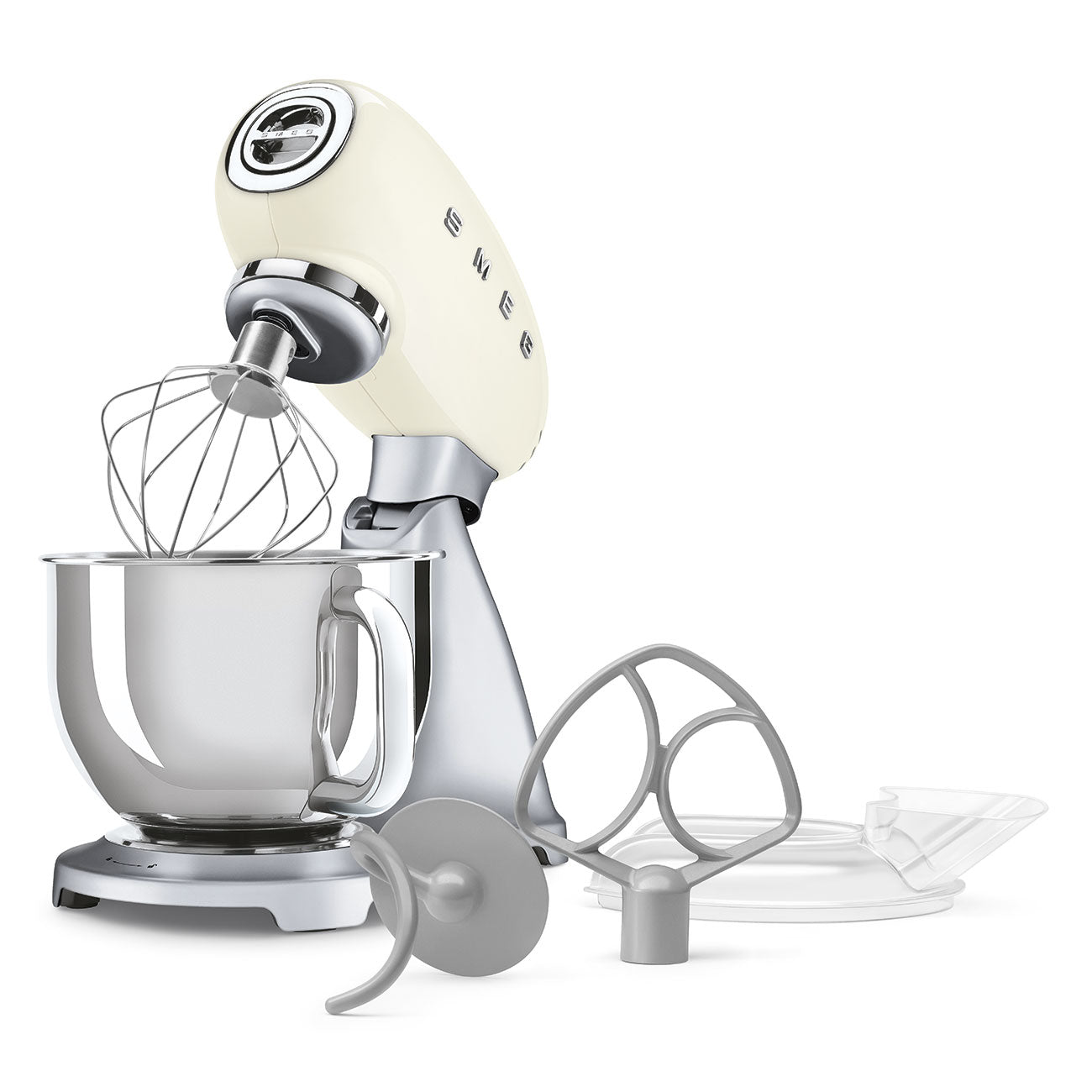 SMEG Stand Mixer 4.8L with Stainless Steel (Cream)