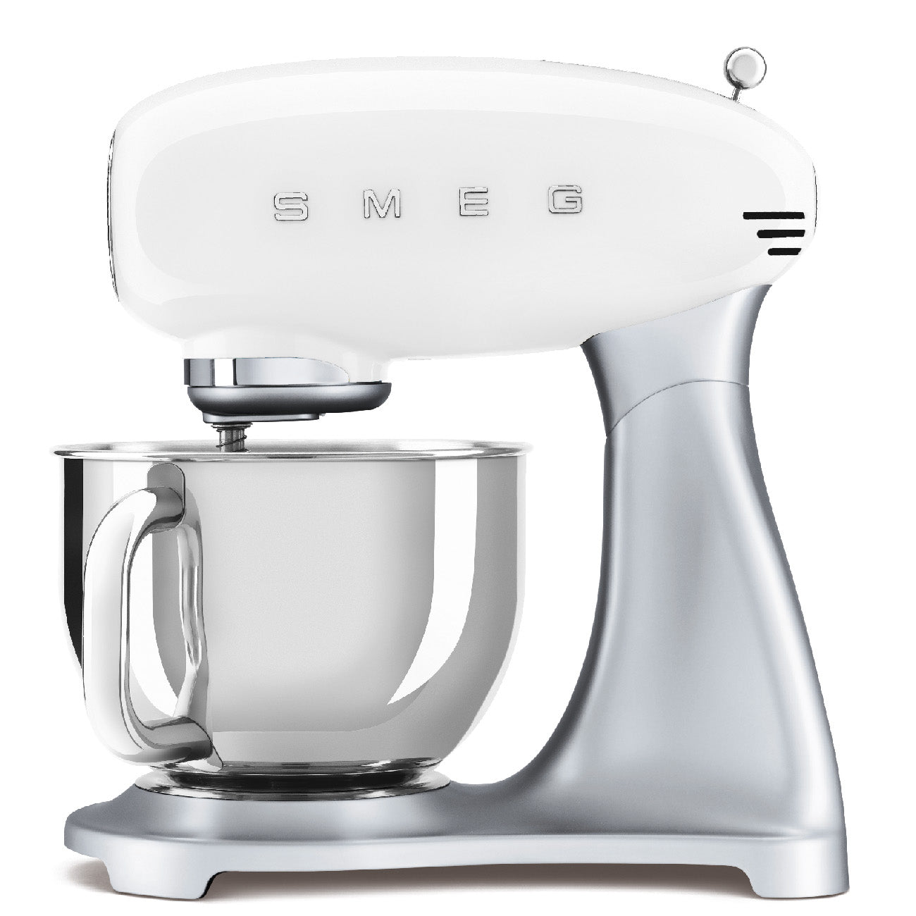SMEG Stand Mixer 4.8L with Stainless Steel (White)