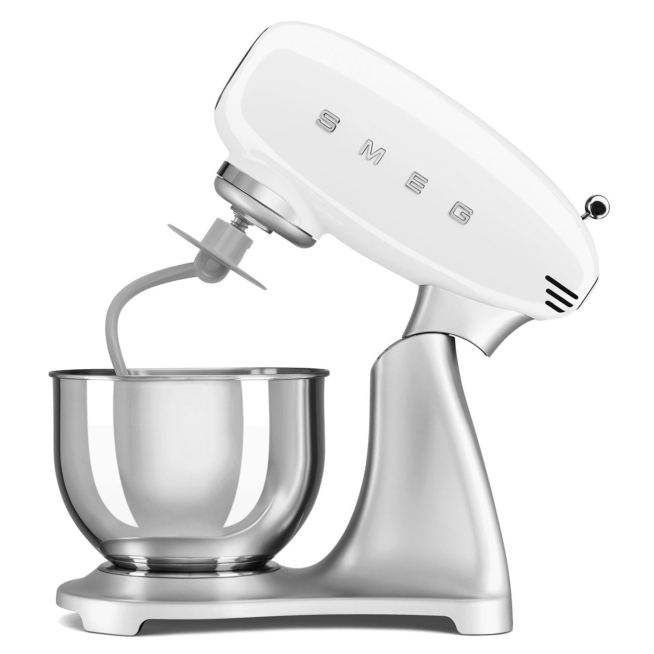 SMEG Stand Mixer 4.8L with Stainless Steel (White)