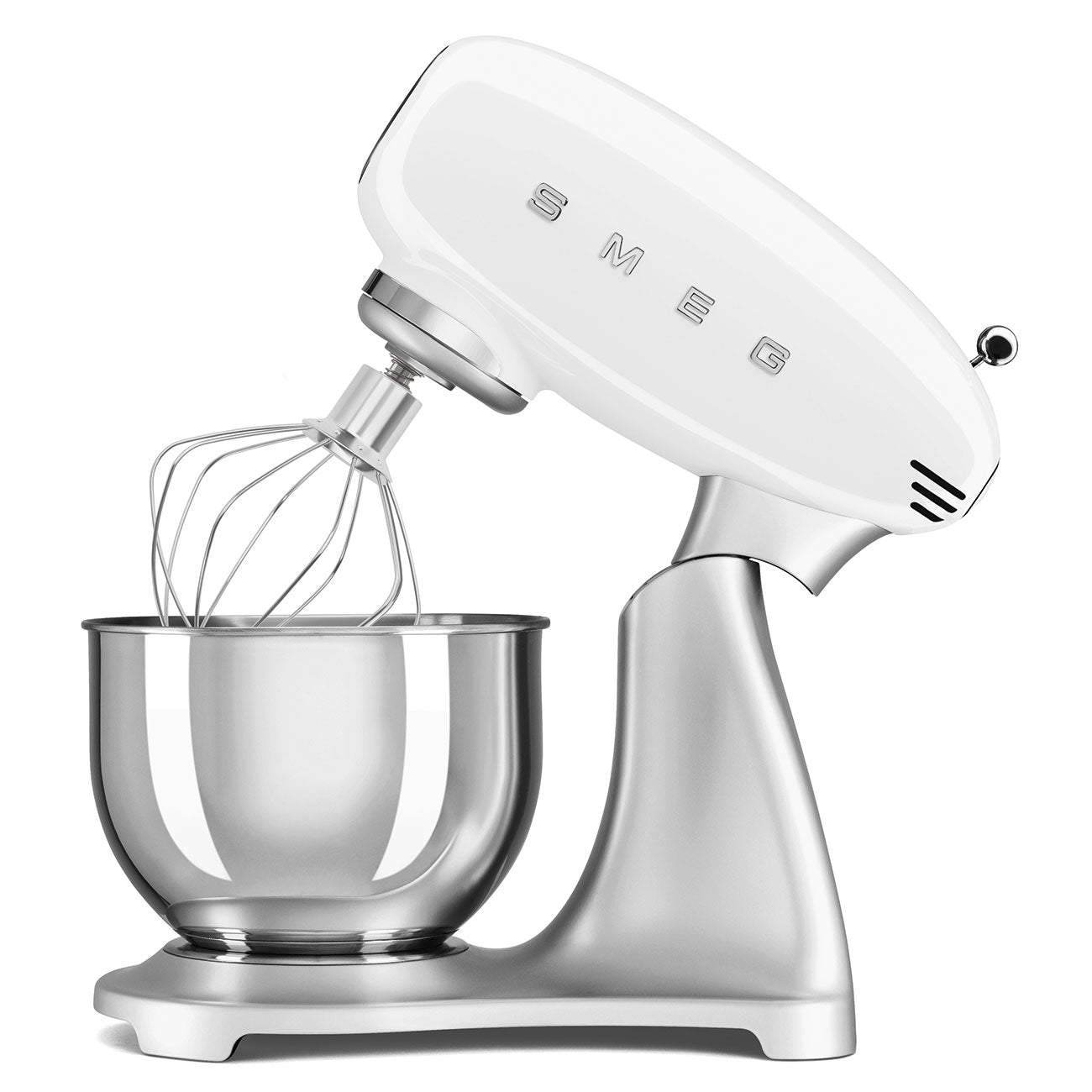 SMEG Stand Mixer 4.8L with Stainless Steel (White)