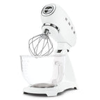 Tilting Stand Mixer - White with Glass Bowl