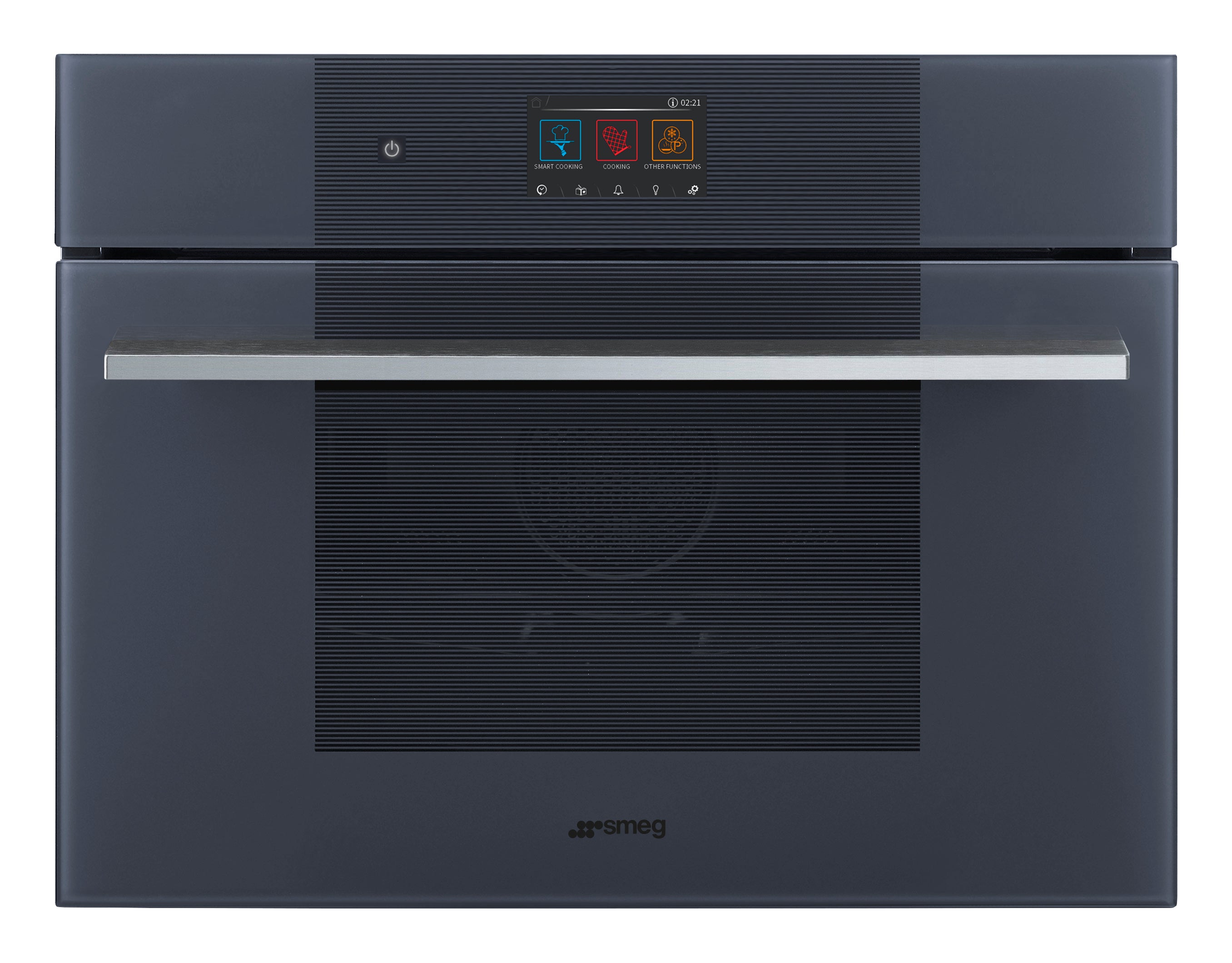SMEG 24" Compact Speed Oven with Touch Control (Neptune Gray)