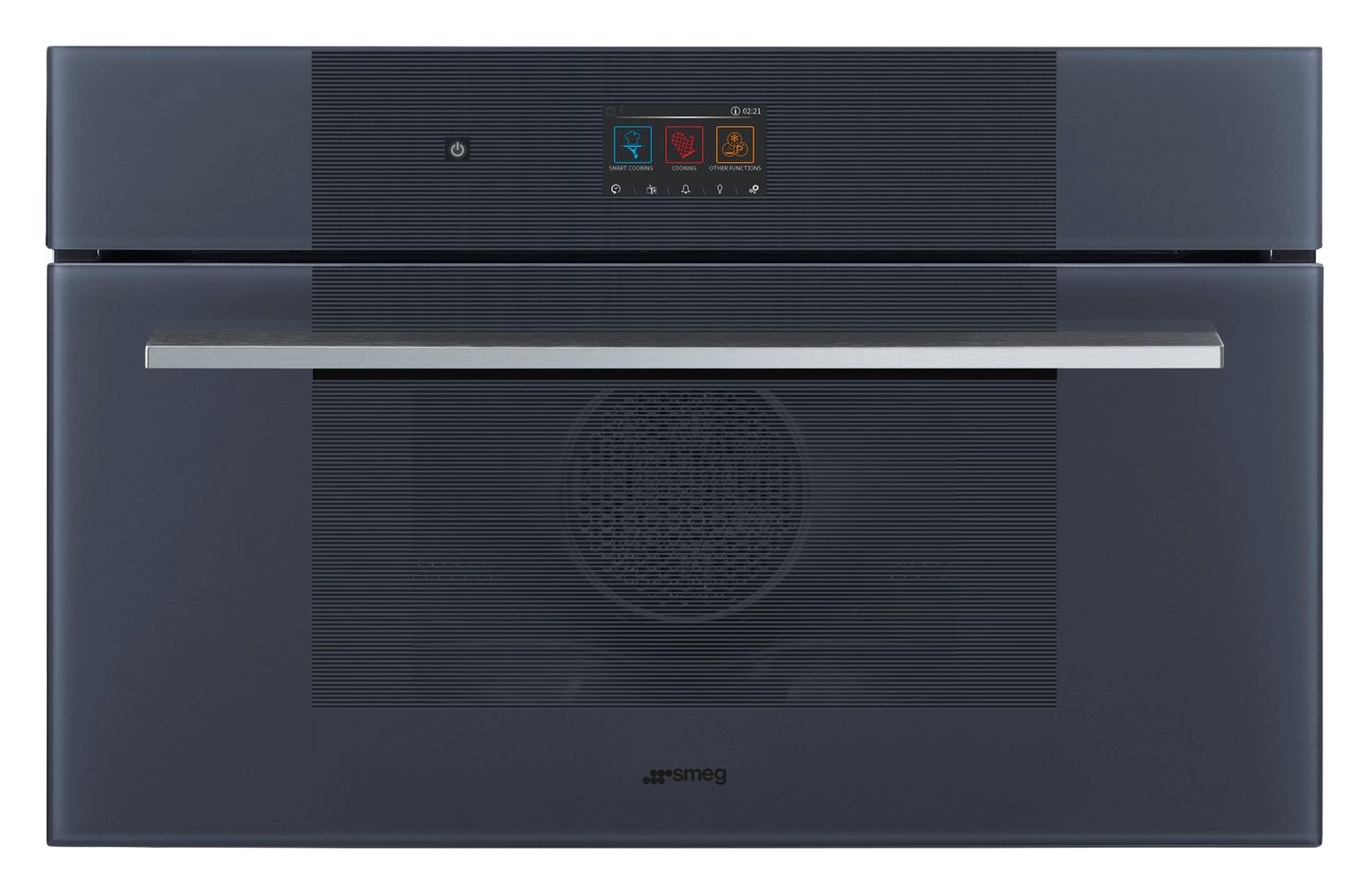 SMEG 30" Compact Speed Oven, Touch Control, Neptune Gray