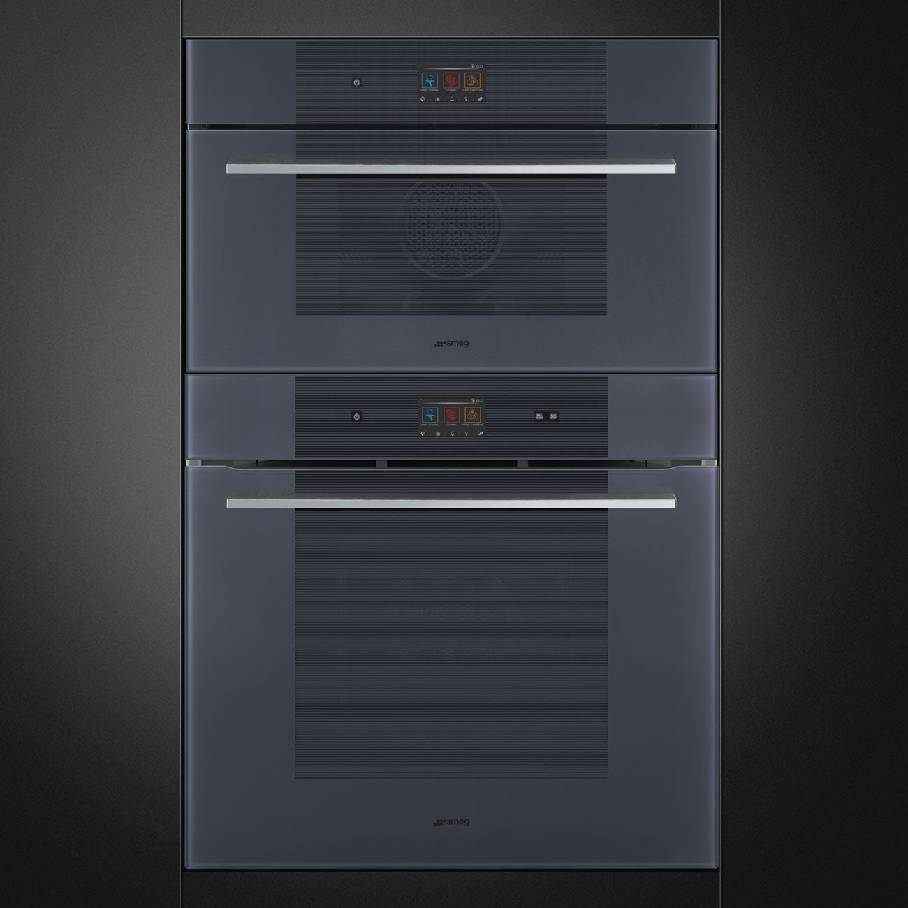 SMEG 30" Compact Speed Oven, Touch Control, Neptune Gray