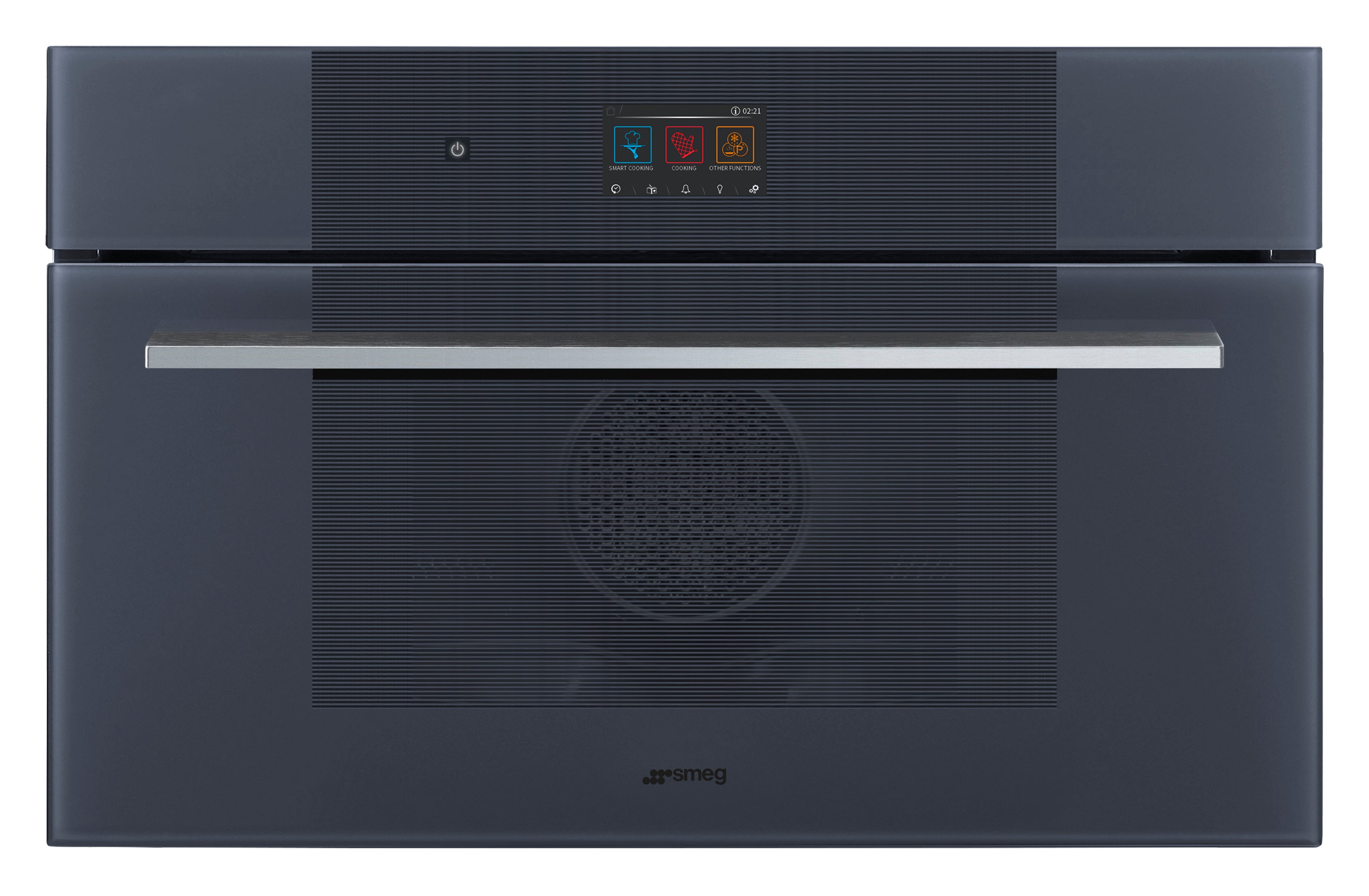 SMEG 30" Compact Steam Oven with Touch Control (Neptune Gray)