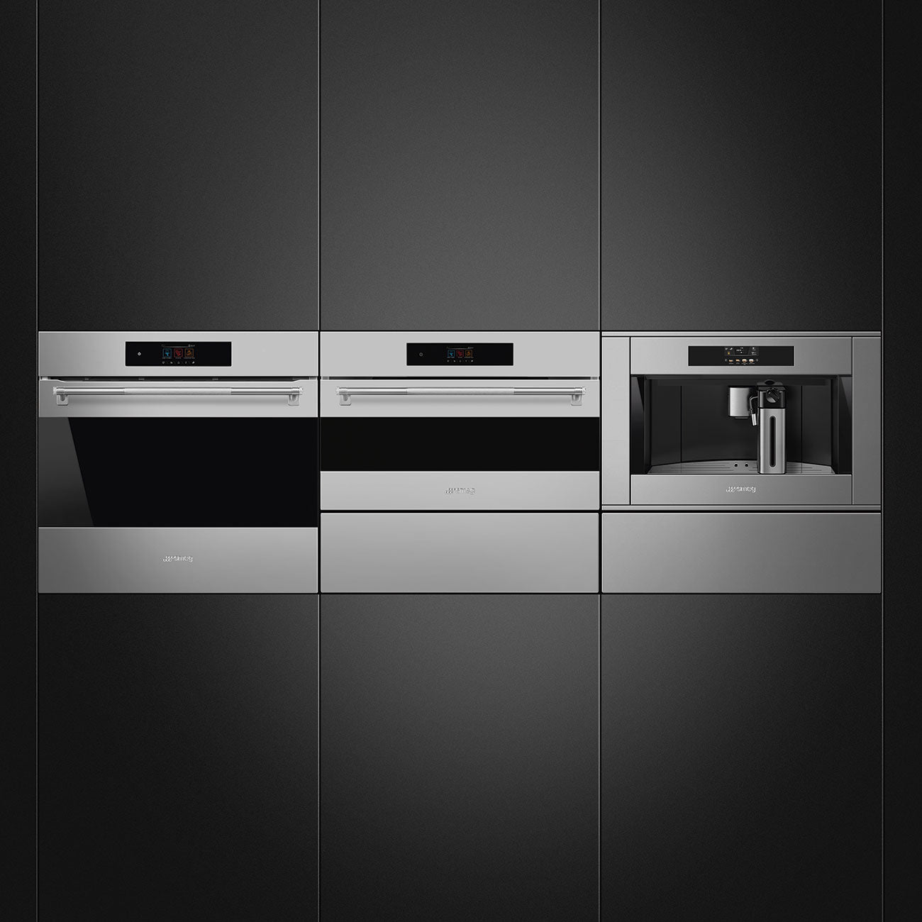 SMEG 30" Full Size Oven with Self Clean, Touch Control, Classic Series, Pro Handle