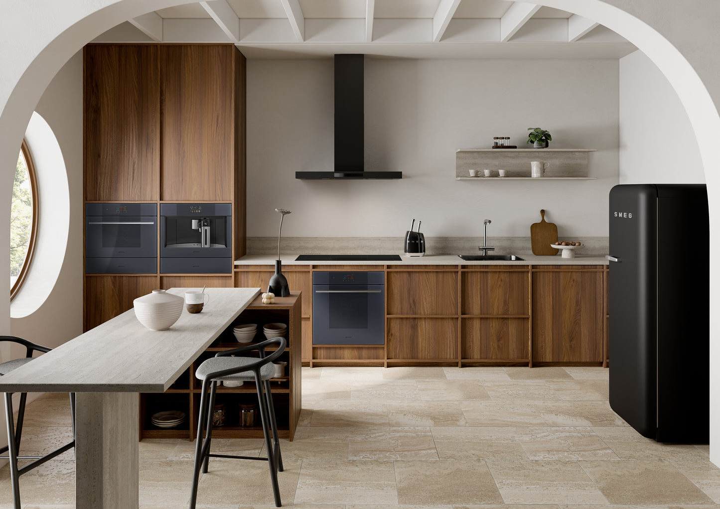 SMEG 24" Full Size Classic Design Oven, Touch Control