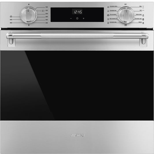 SMEG 24" Built in Classic Design Oven with Pro Knobs and Handle
